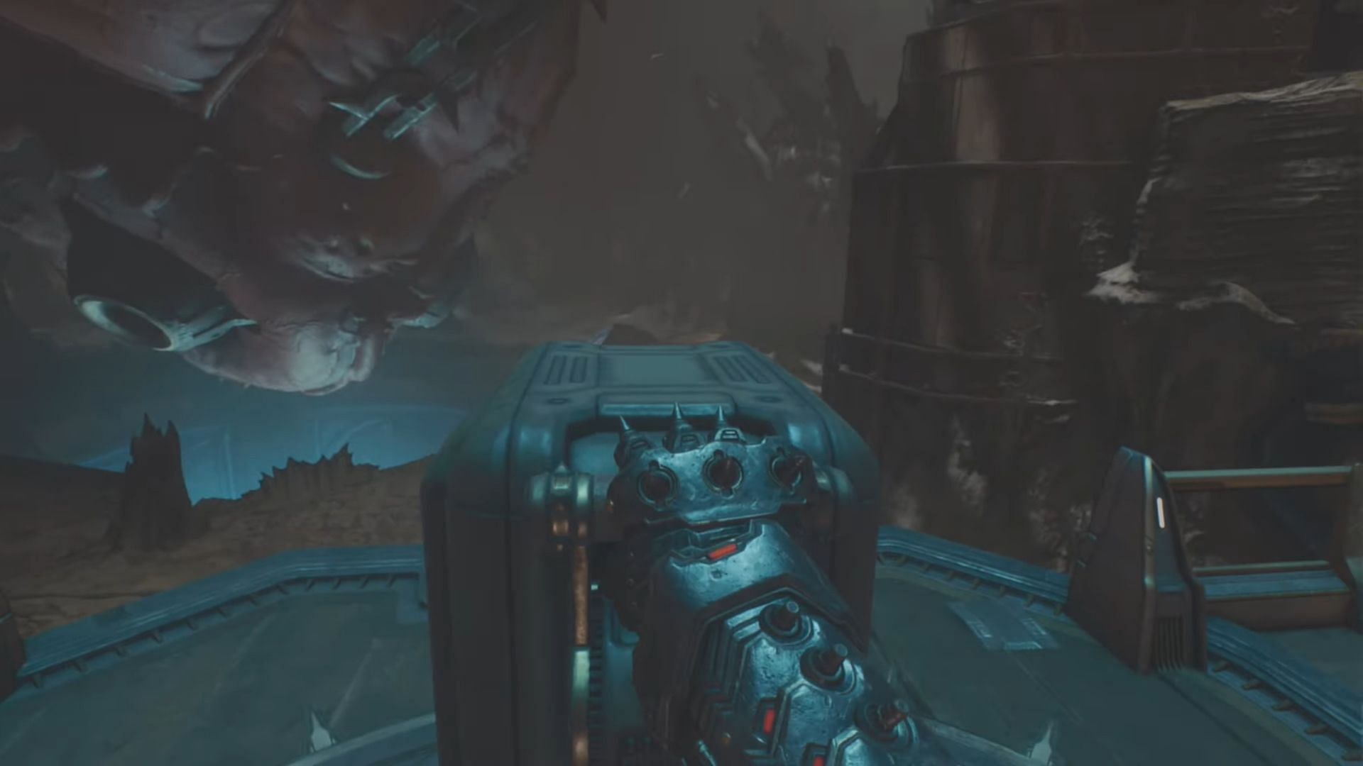 Doom The Dark Ages chapter 9 platform mechanism (Image via Bethesda Softworks)